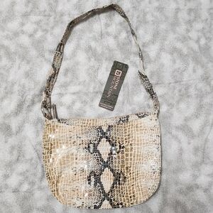 Stone Mountain Accessories Snake Print Shoulder Bag